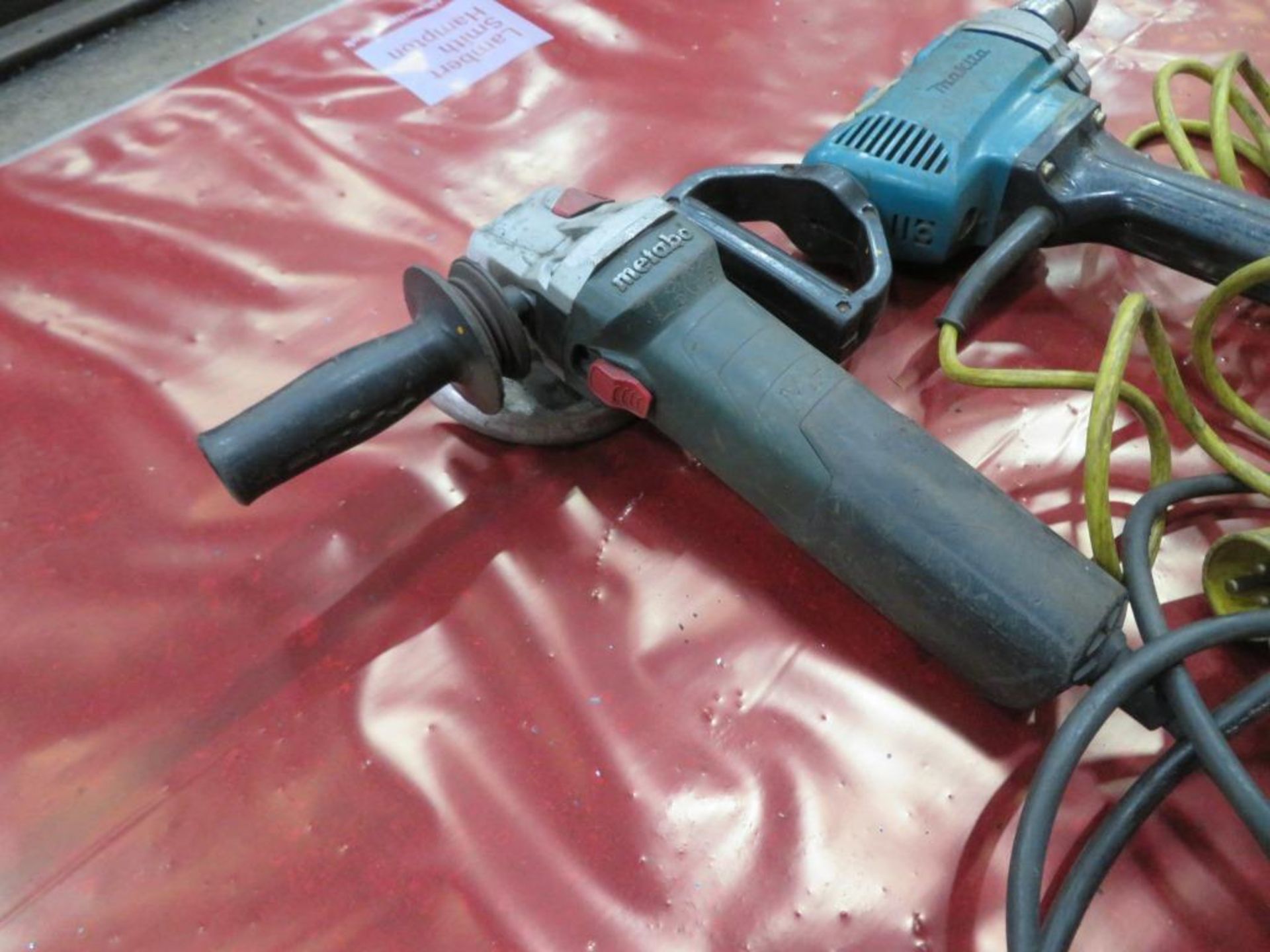 Corded Drill and angle grinder - Image 2 of 6