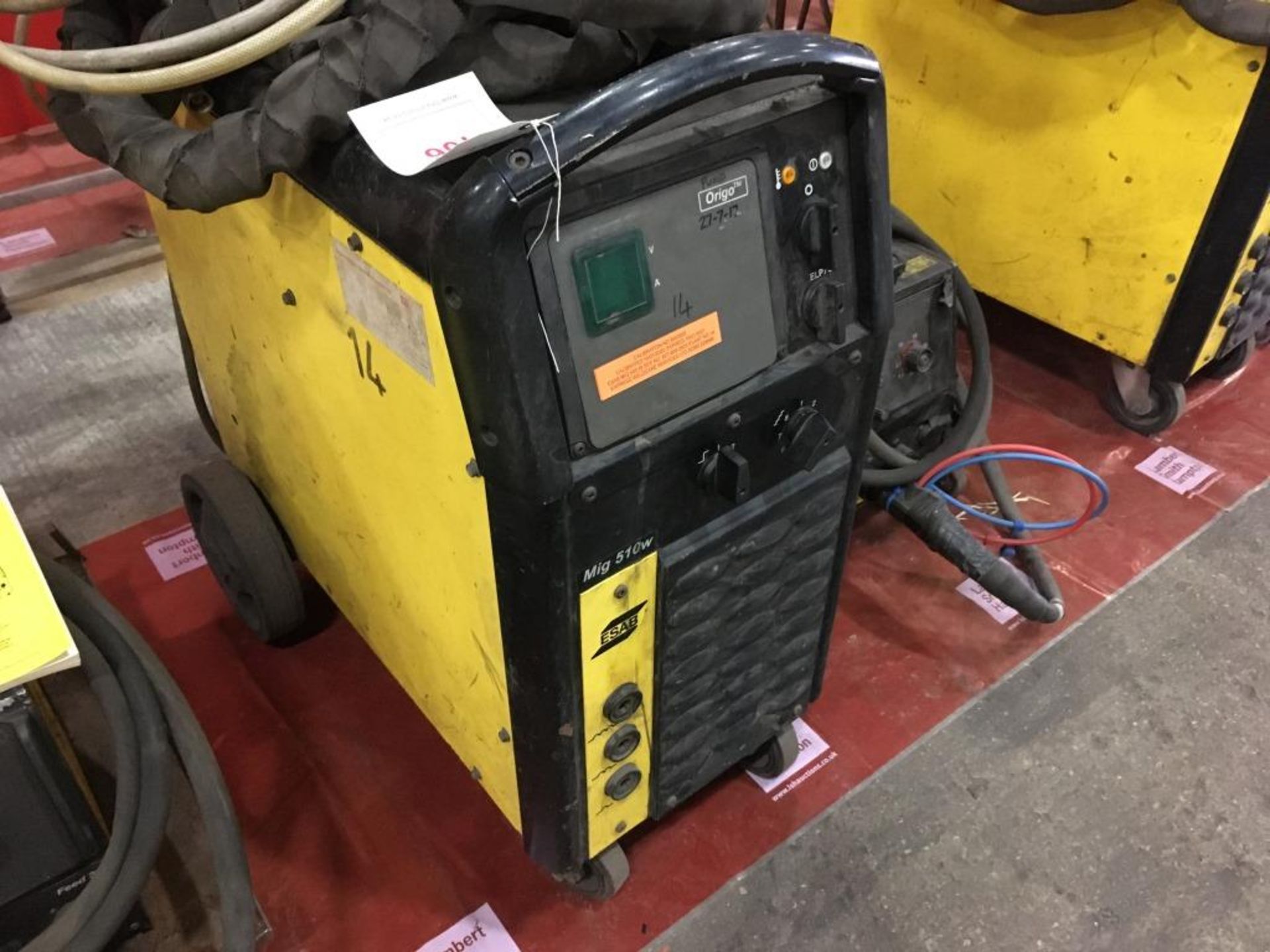 Esab Origo Mig 510w mig/mag welder - Image 3 of 5