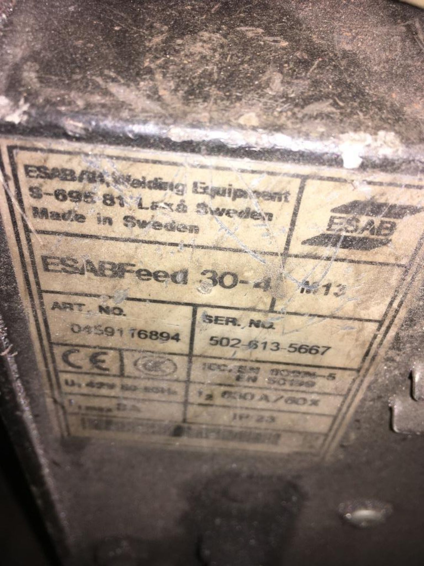 Esab Mig 500tw mig welder - Image 4 of 5