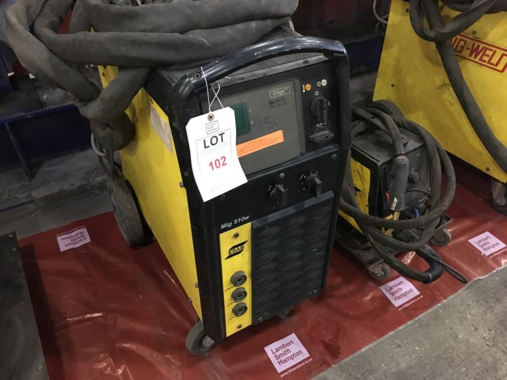 Esab Origo Mig 510w mig/mag welder - Image 3 of 4