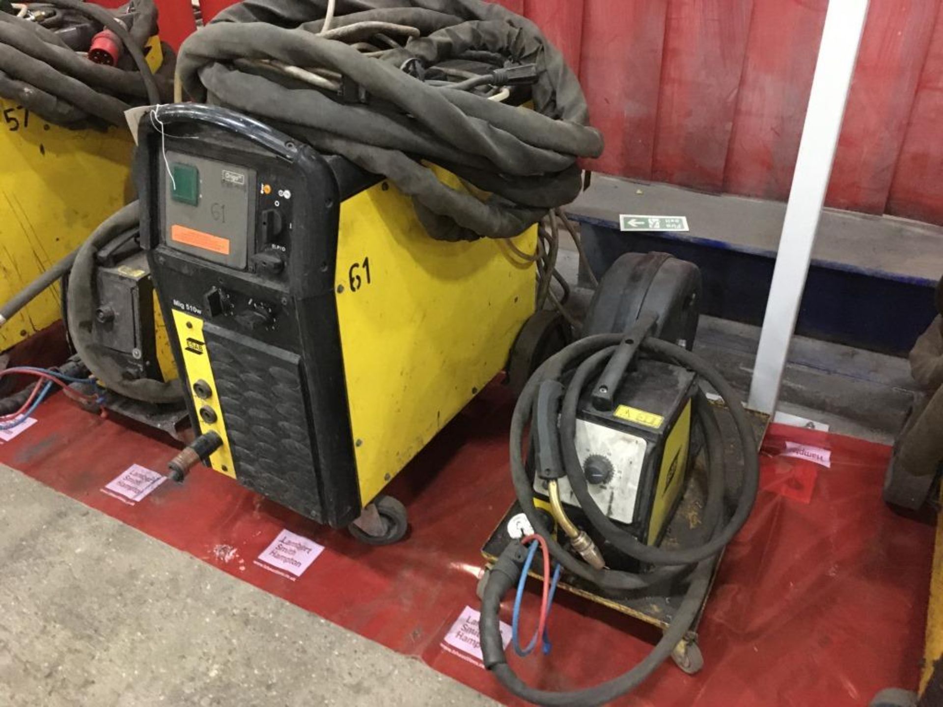 Esab Origo Mig 510w mig/mag welder