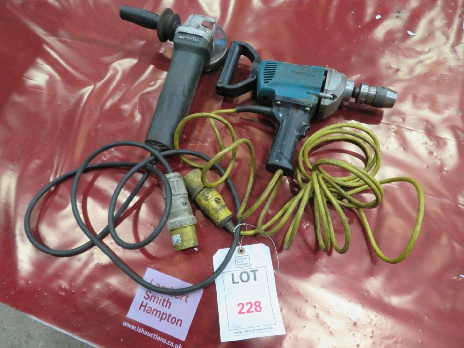 Corded Drill and angle grinder