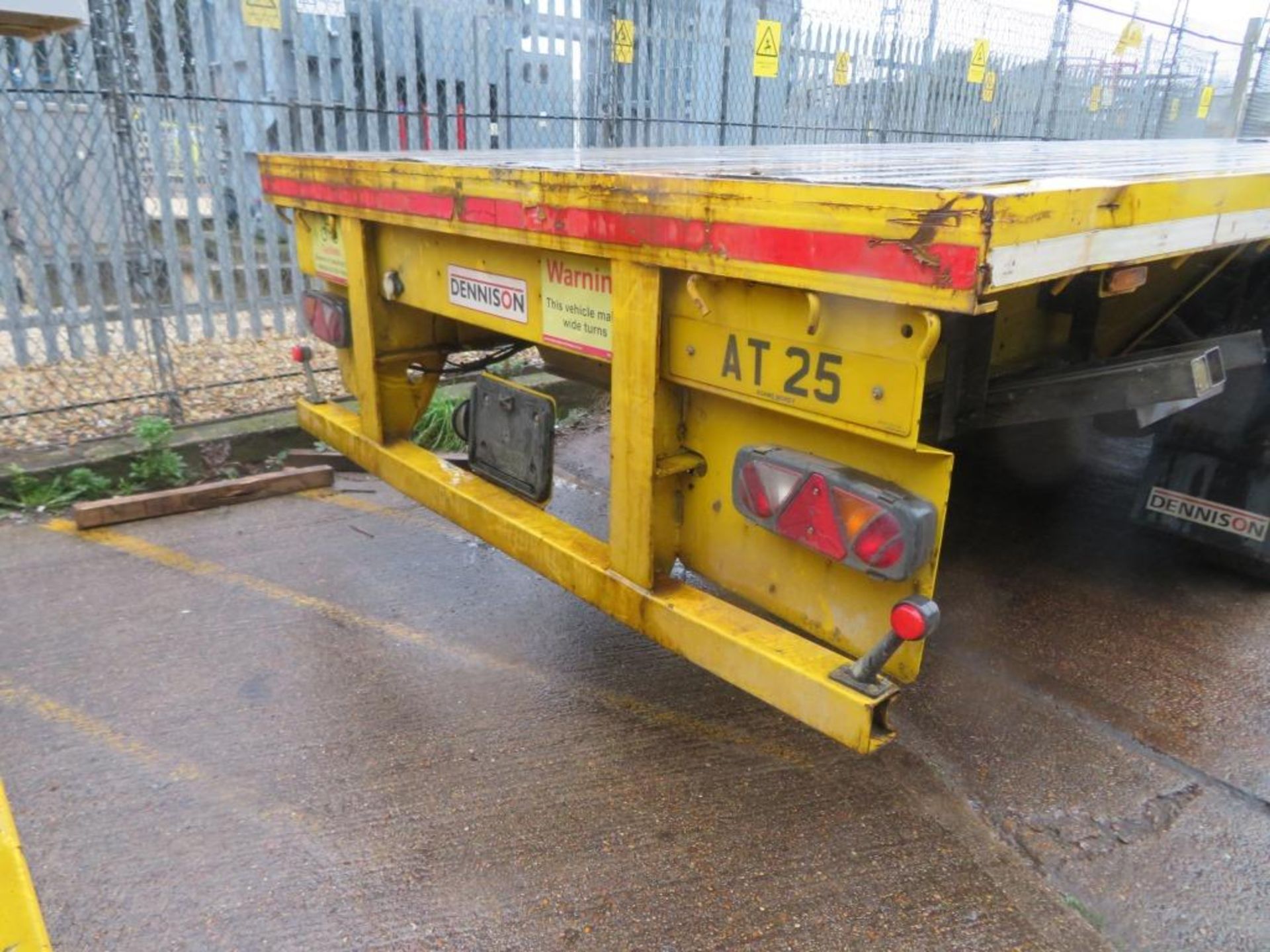 Dennison triaxle trombone extendable trailer, Year: 2013 - Image 7 of 16