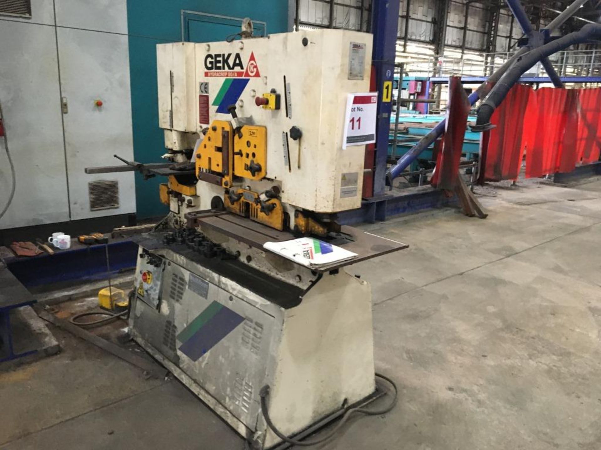 Geka Hydracrop 80 metal worker, Year: 2008