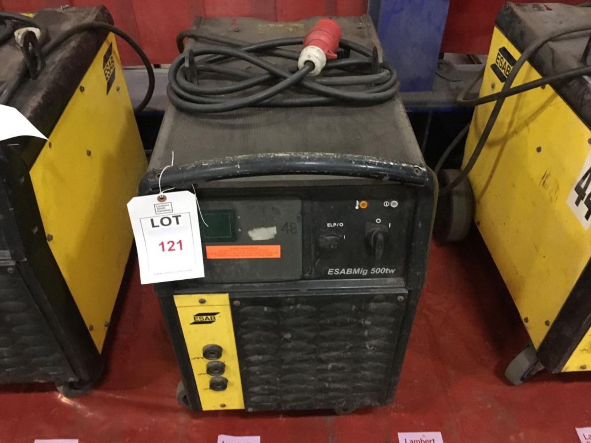 Esab Mig 500tw welder s/n 215-612-3044 (advised faulty) - Image 2 of 4