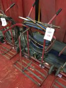 Oxy/ Acetylene bottle trolley with set of hoses, gauges and mixer