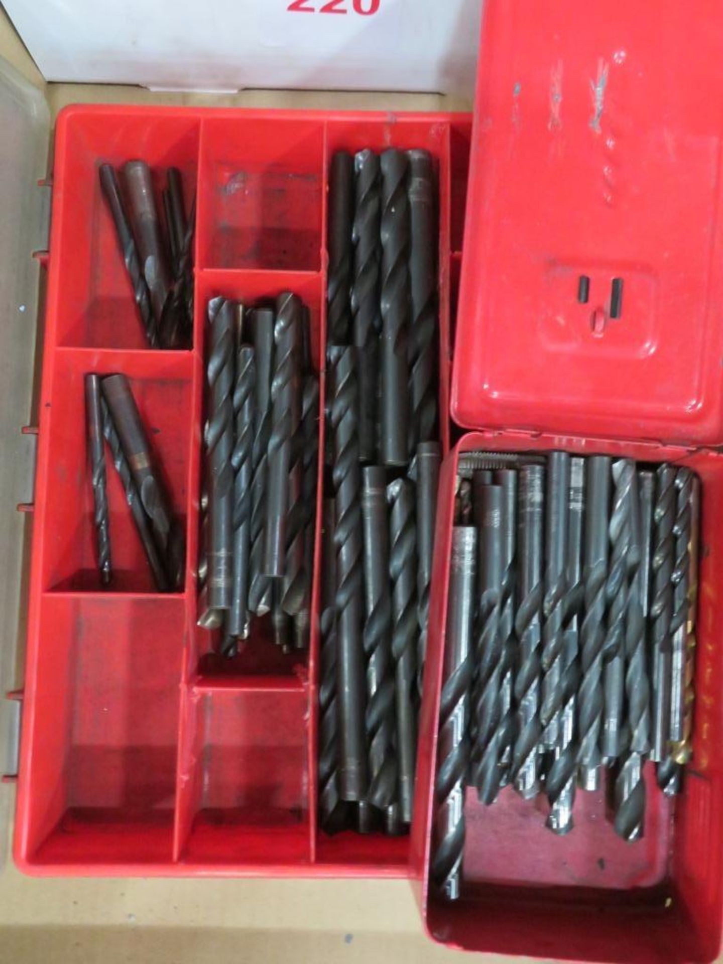 Drill bits in two tote bins - Image 2 of 3