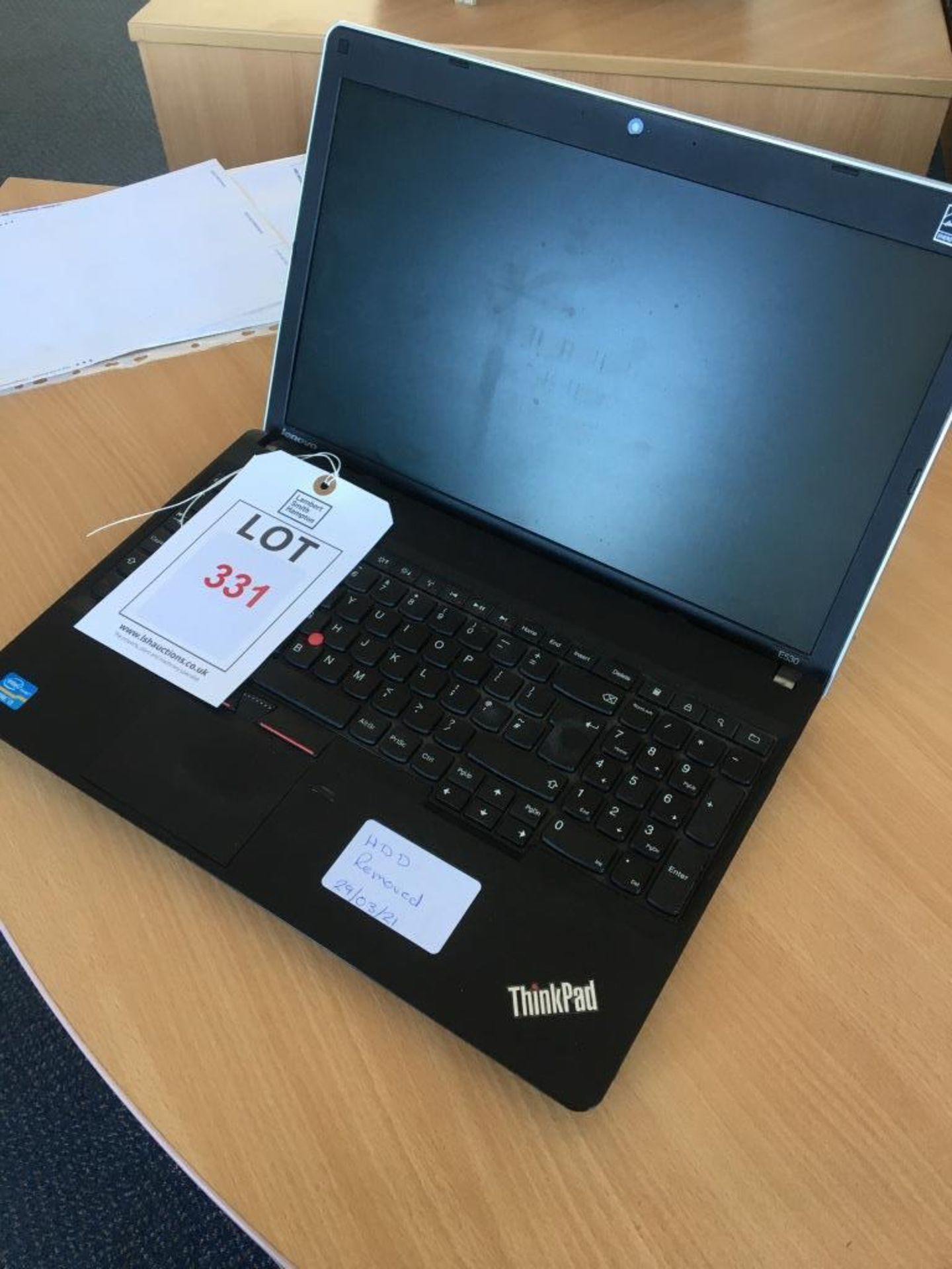 Lenovo ThinkPad Edge E530 laptop computer, YOM: 2018 (Windows Pro 8, Intel i5 processor) Please - Image 2 of 3
