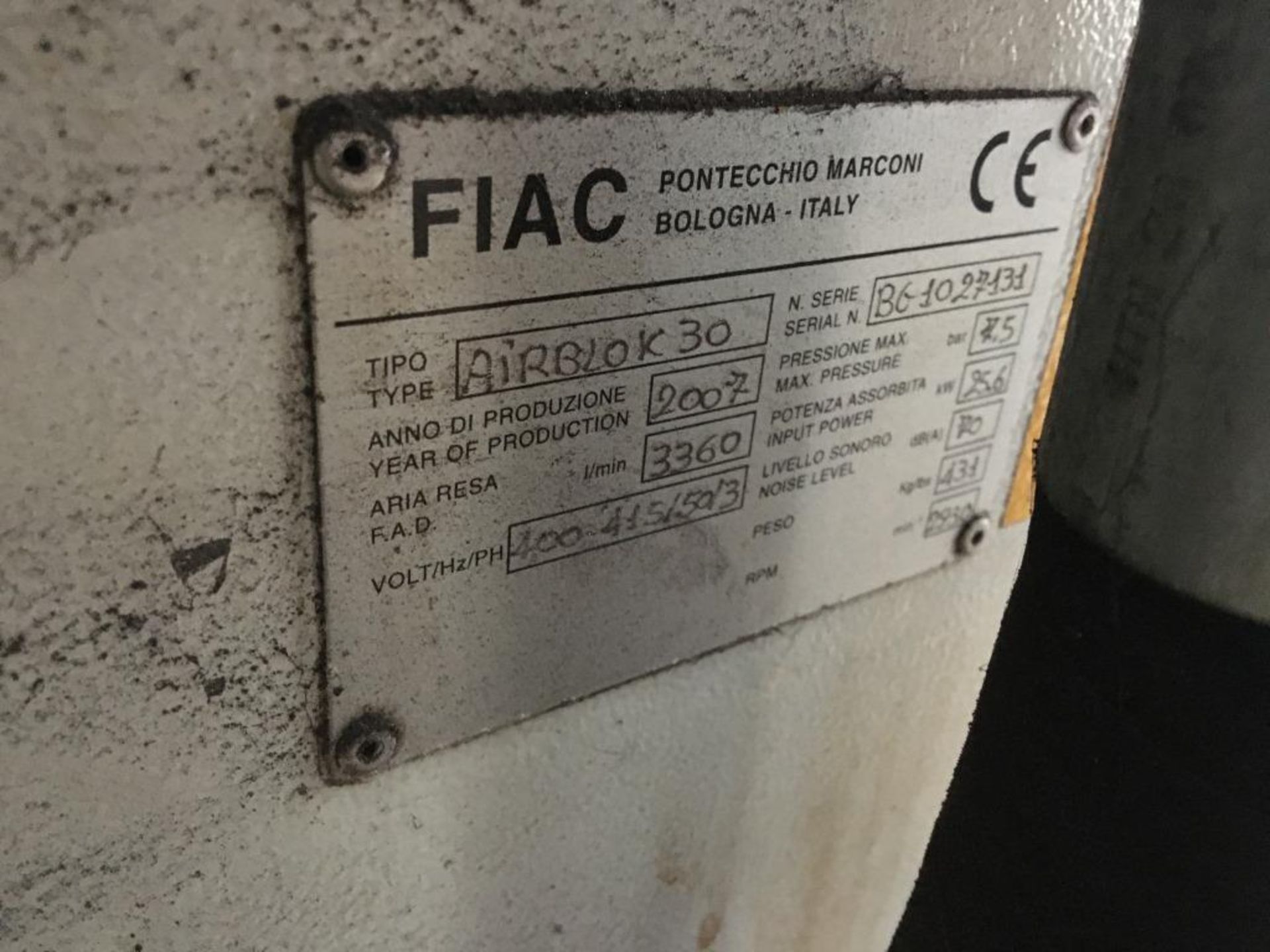 Fiac Airblock 15 packaged screw compressor - Image 5 of 11