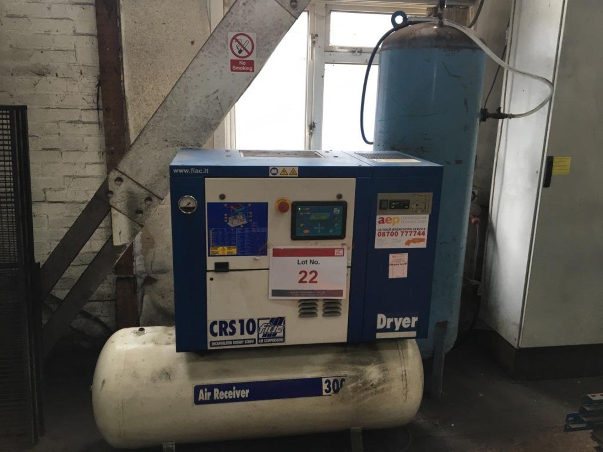 Fiac CRS 10 rotary screw air compressor