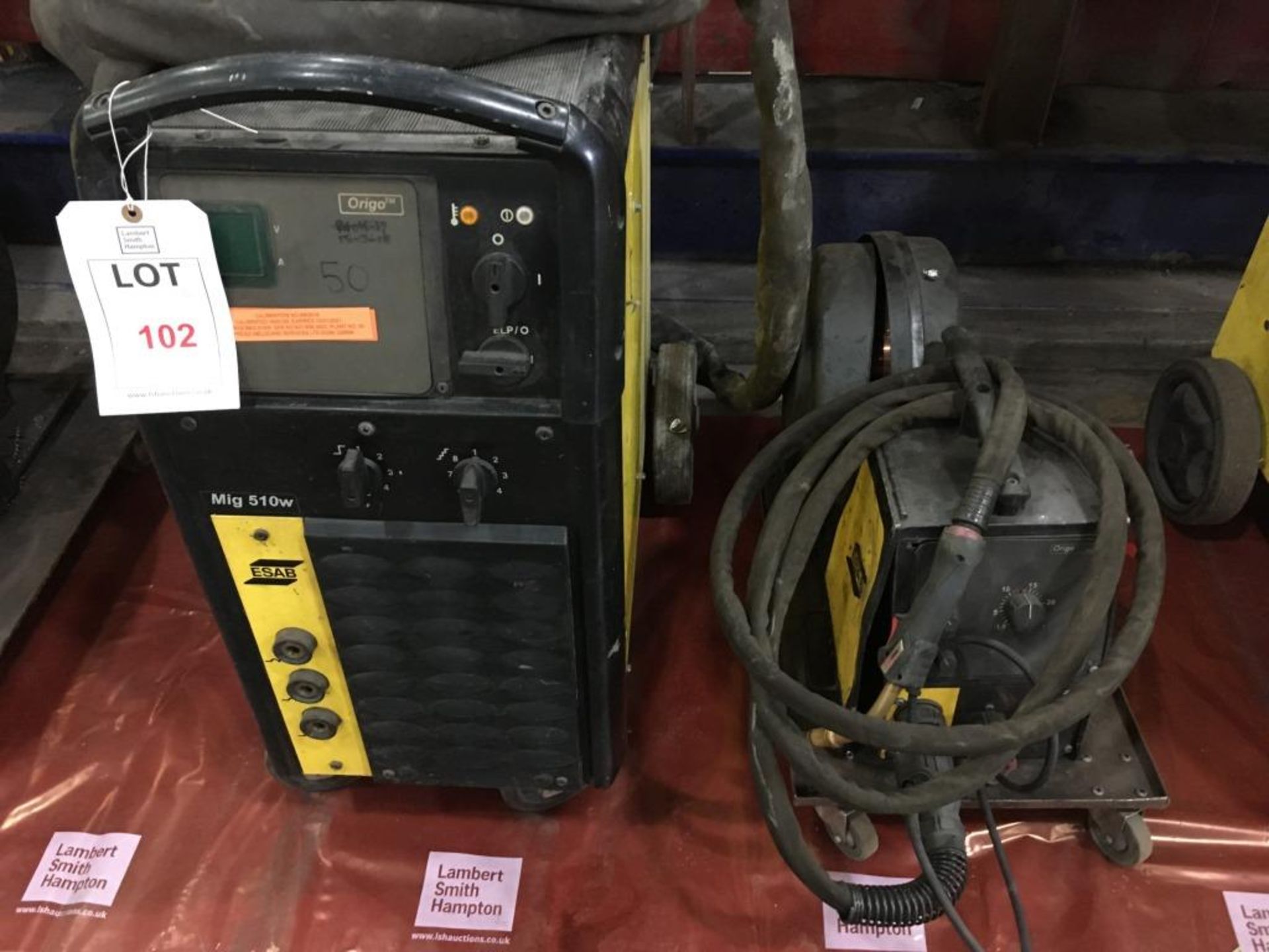 Esab Origo Mig 510w mig/mag welder - Image 2 of 4