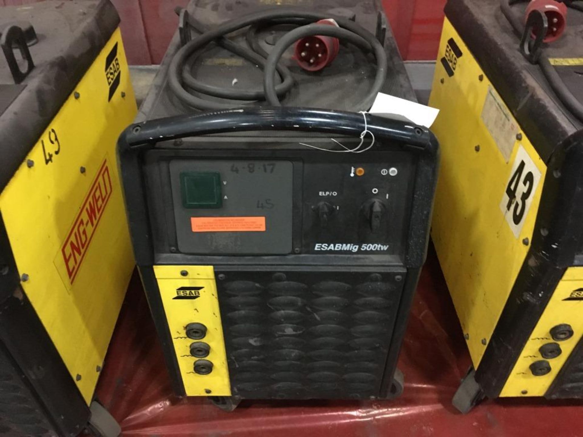 Esab Mig 500tw welder s/n 215-413-1060 (advised faulty) - Image 2 of 4