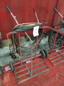 Oxy/ Acetylene bottle trolley with set of hoses, gauges and mixer