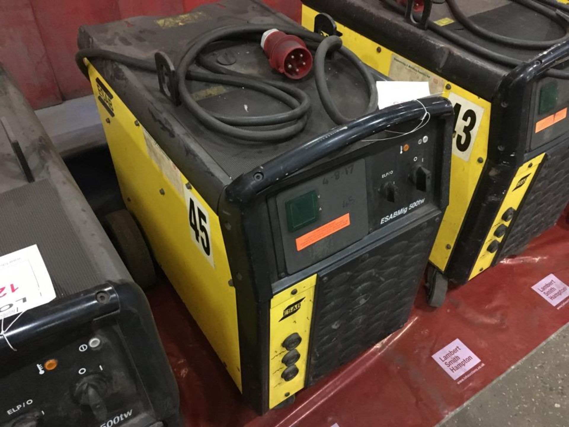 Esab Mig 500tw welder s/n 215-413-1060 (advised faulty) - Image 3 of 4