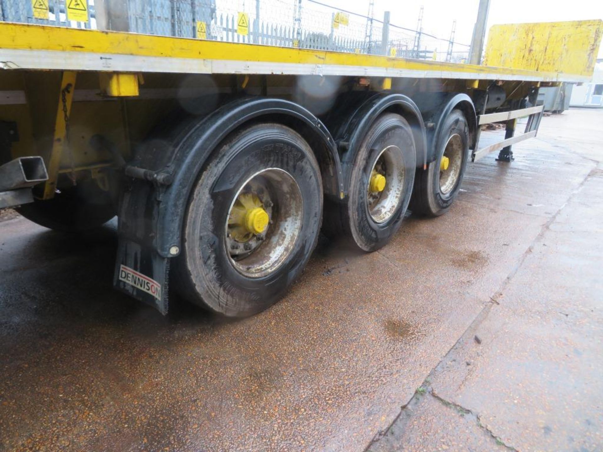 Dennison triaxle trombone extendable trailer, Year: 2013 - Image 9 of 16