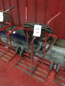 Oxy/ Acetylene bottle trolley with set of hoses, gauges and mixer