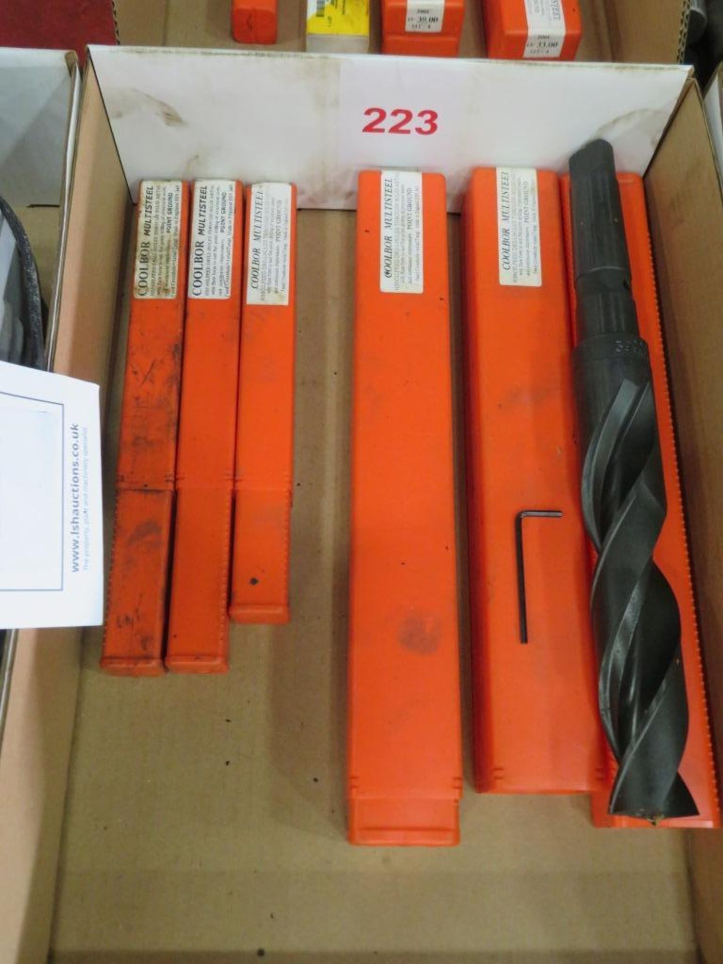 Drill bits in two tote bins - Image 2 of 3