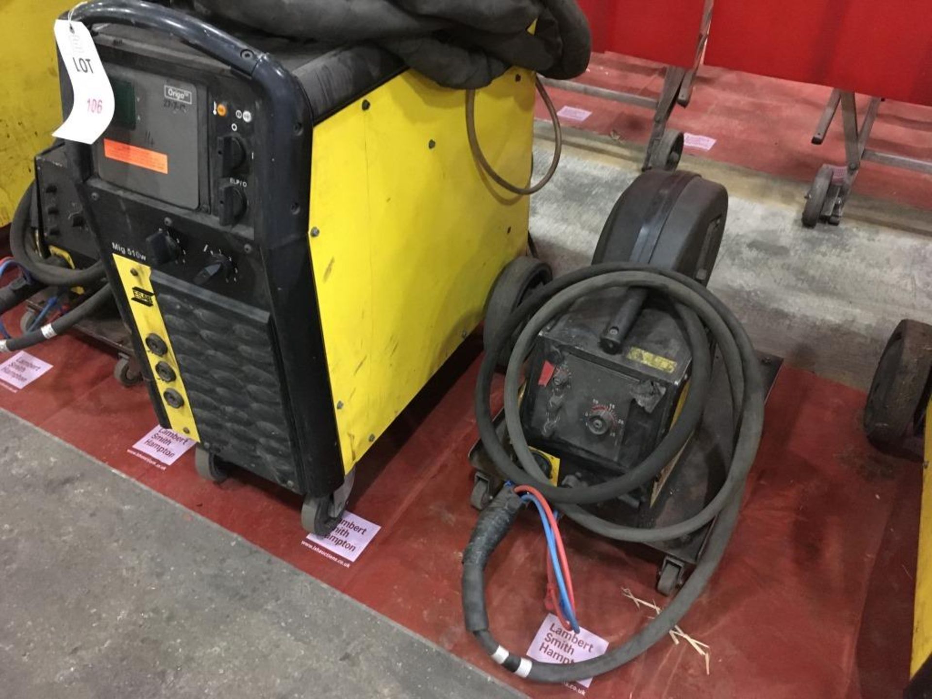 Esab Origo Mig 510w mig/mag welder