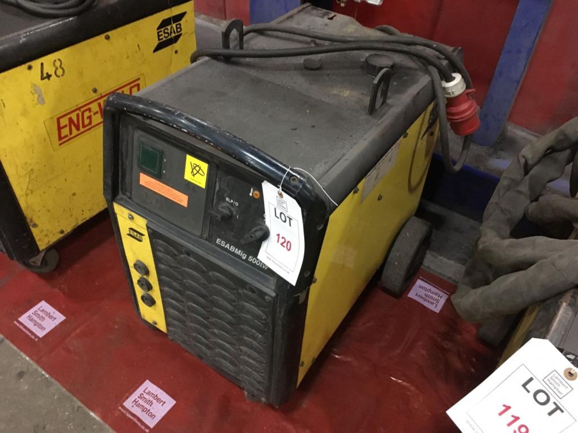 Esab Mig 500tw welder s/n 215-433-1360 (advised faulty)