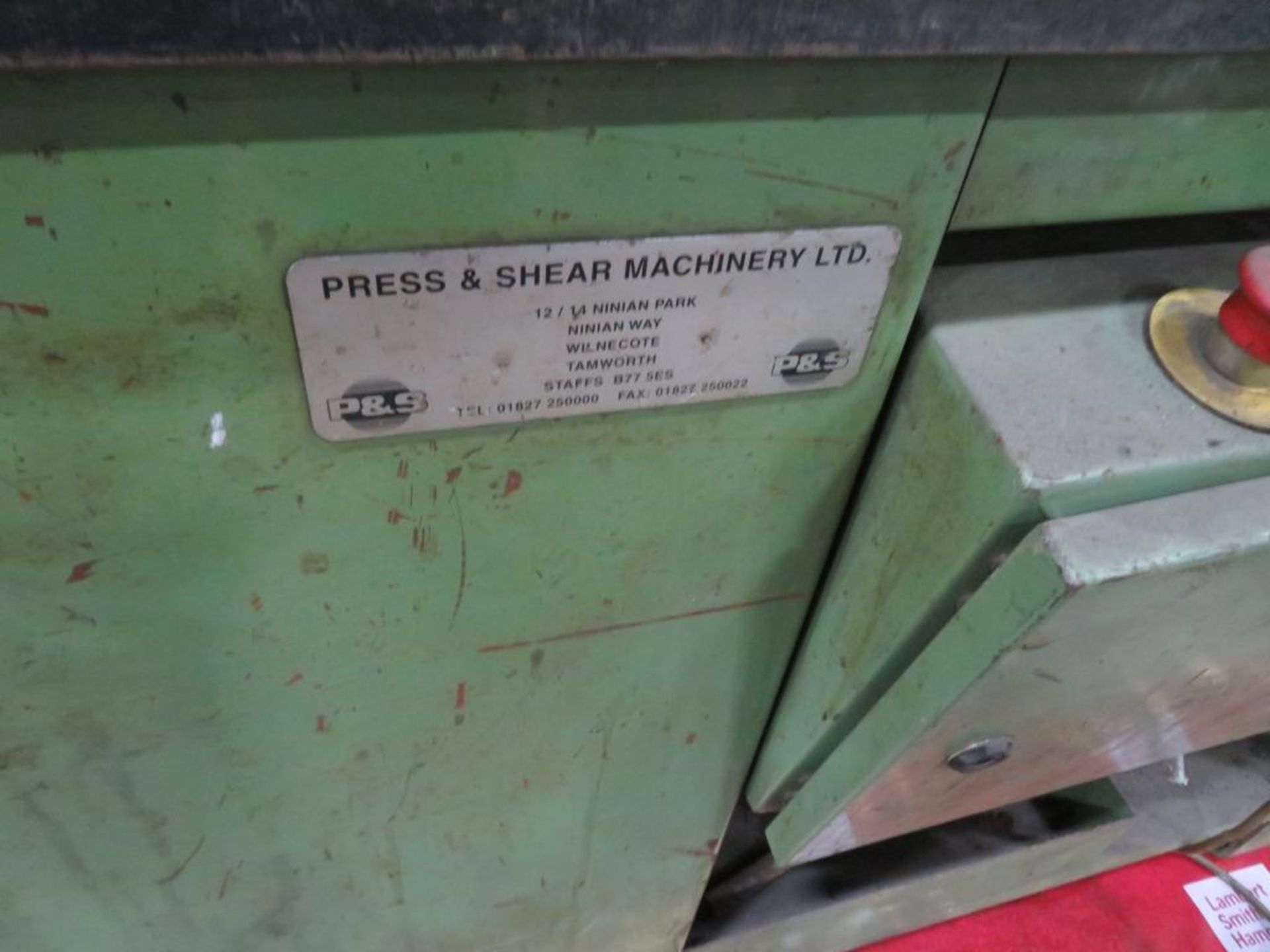 Press and Shear machinery bender - Image 3 of 5