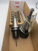 BT40 ER25 collet chuck and facemill