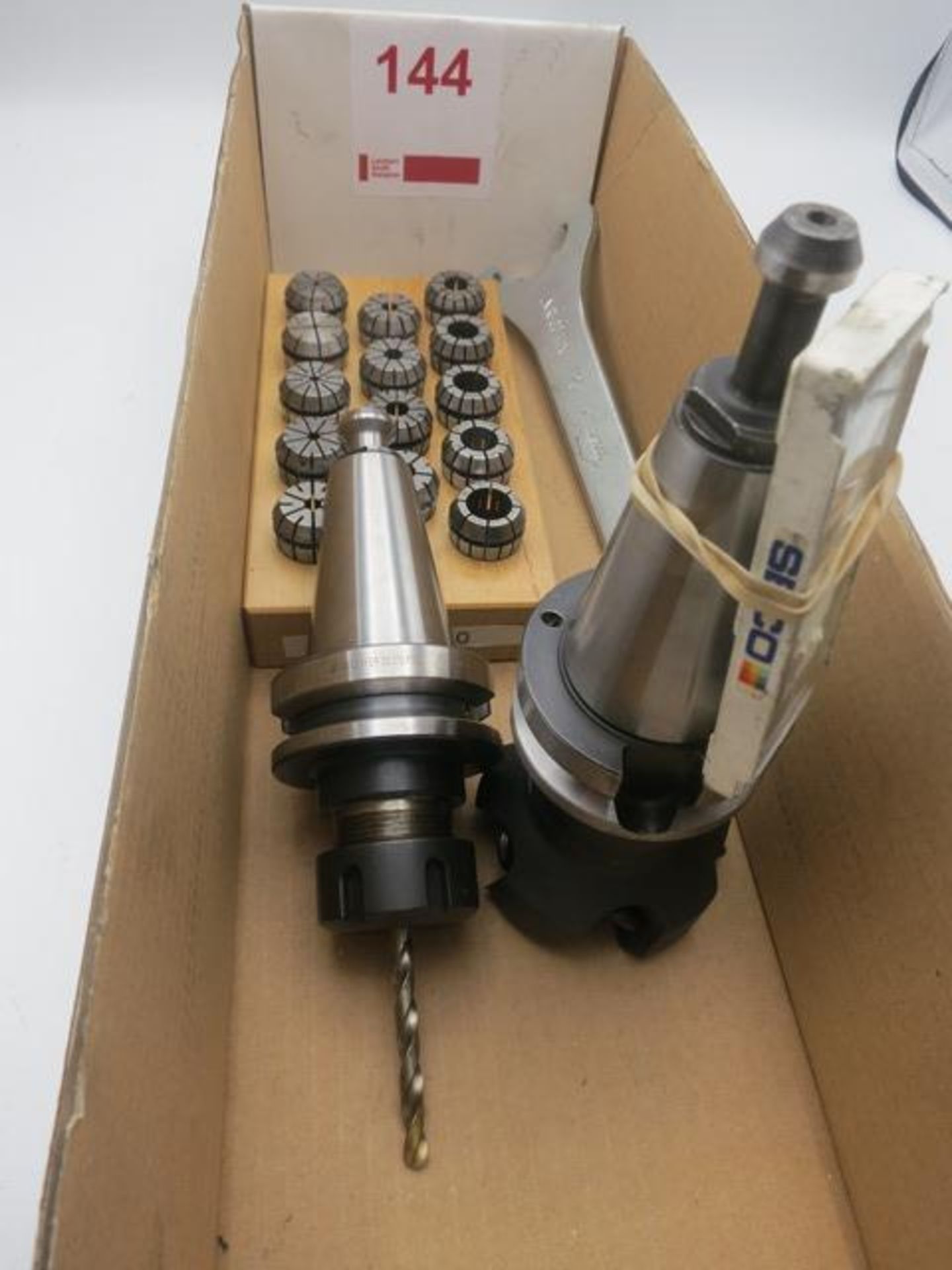 BT40 ER25 collet chuck and facemill