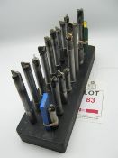 Tipped milling cutters in stand