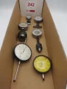 Various chamfer and depth dial indicators