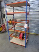 Reel storage rack, 36" x 24" x 78" high with wire