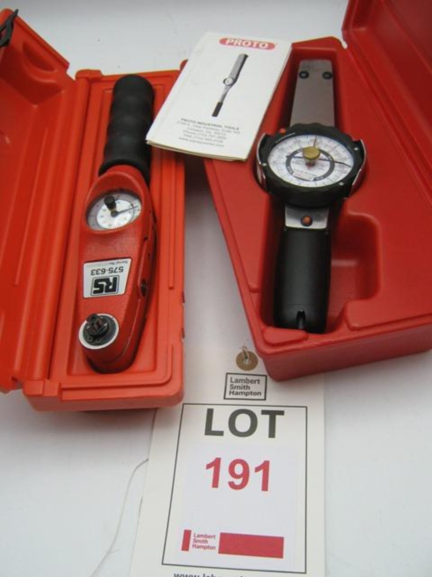 Two boxed torque wrenches