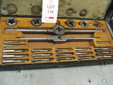 BSW Tap and Die set, 1/2 to 1"