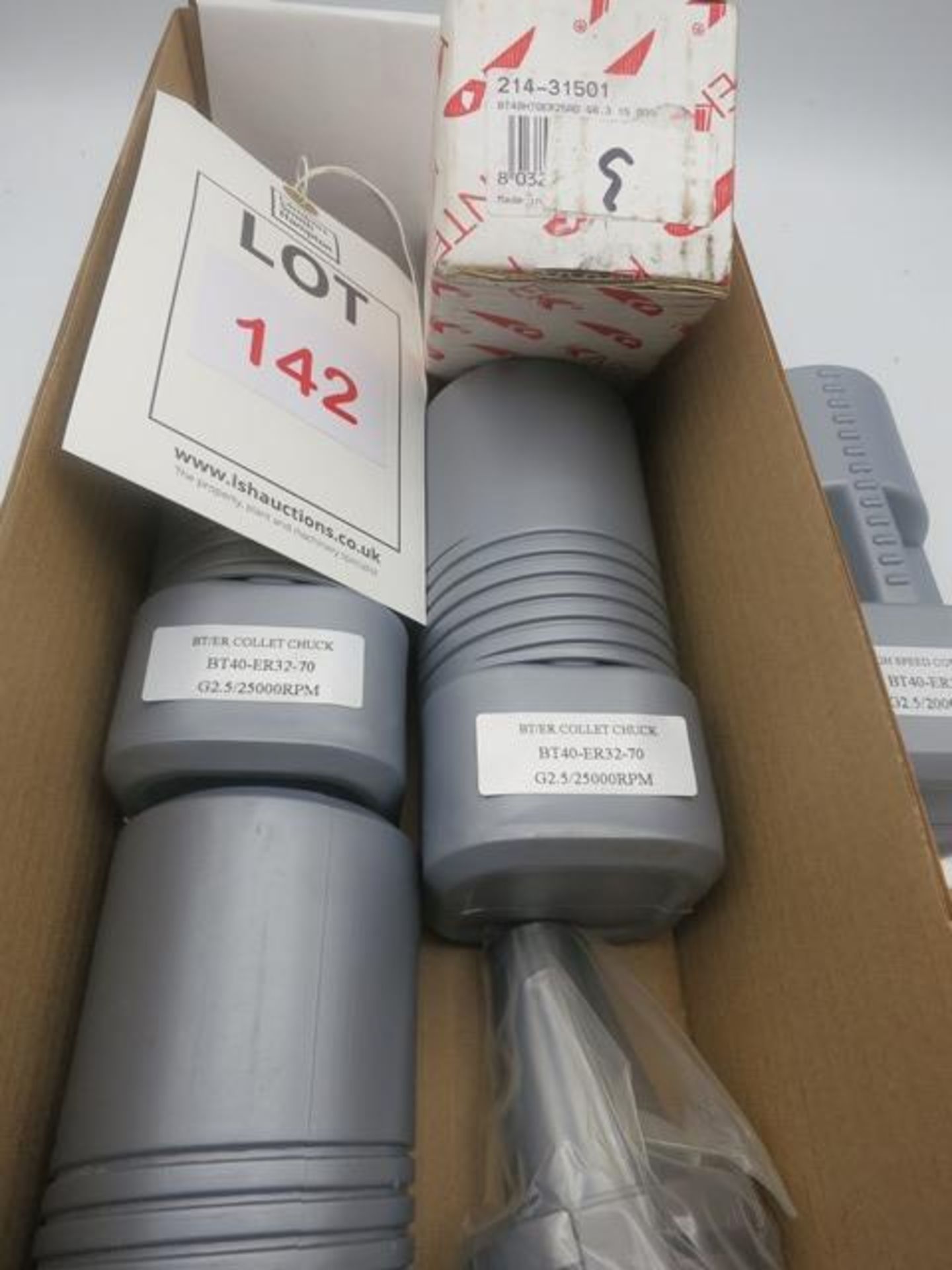 6 x BT40 ER collet chucks, unused - Image 2 of 3