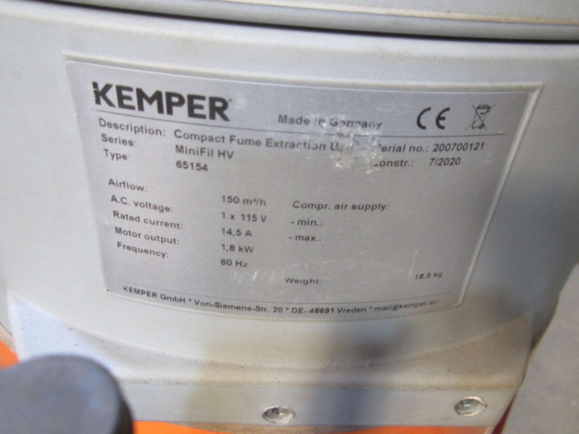 Kemppi Fast Mig M420 mig welder, serial no. 2673739, with Fast Mig MXF65 wire feeder, serial no. - Image 8 of 8