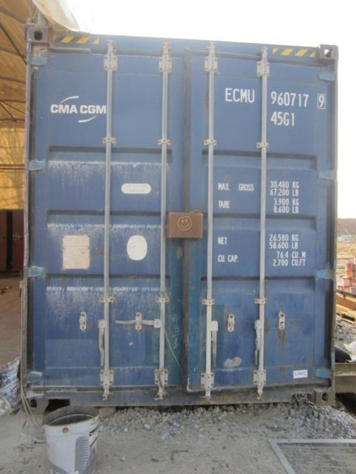 40ft export storage container, serial no. CIMC1532 2223 (2005) - Electrical disconnection required. - Image 4 of 4