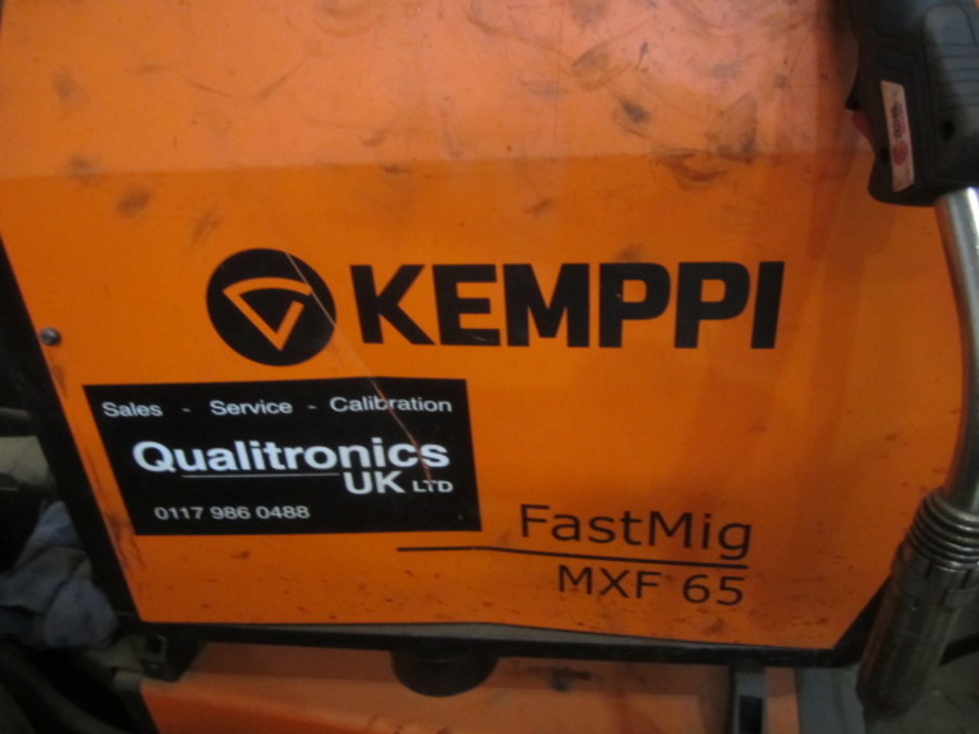 Kemppi Fast Mig M420 mig welder, serial no. 2694681, with Fast Mig MXF65 wire feeder, serial no. - Image 3 of 5