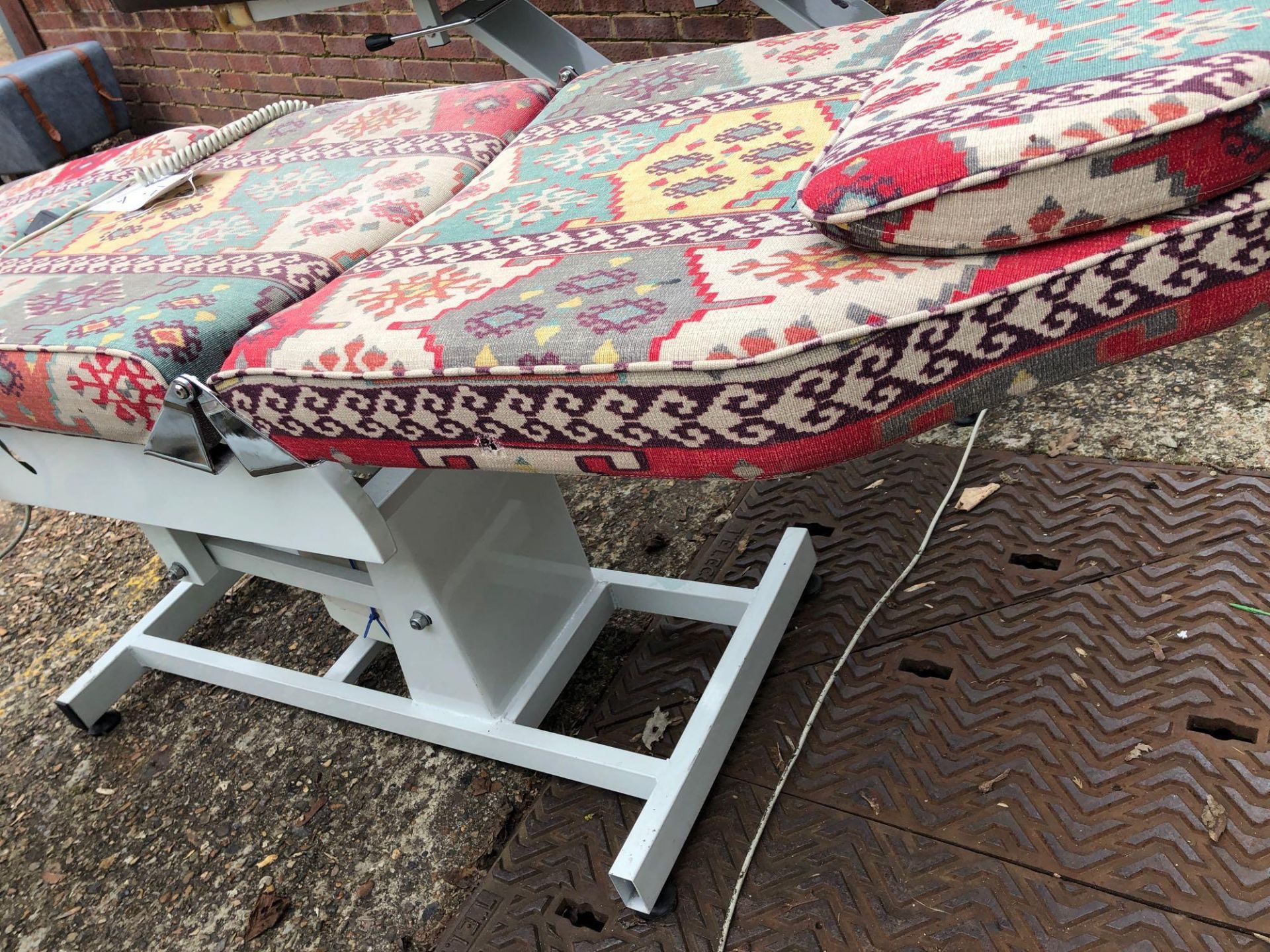 Two electrically height adjustable treatment/massage beds - Image 8 of 8