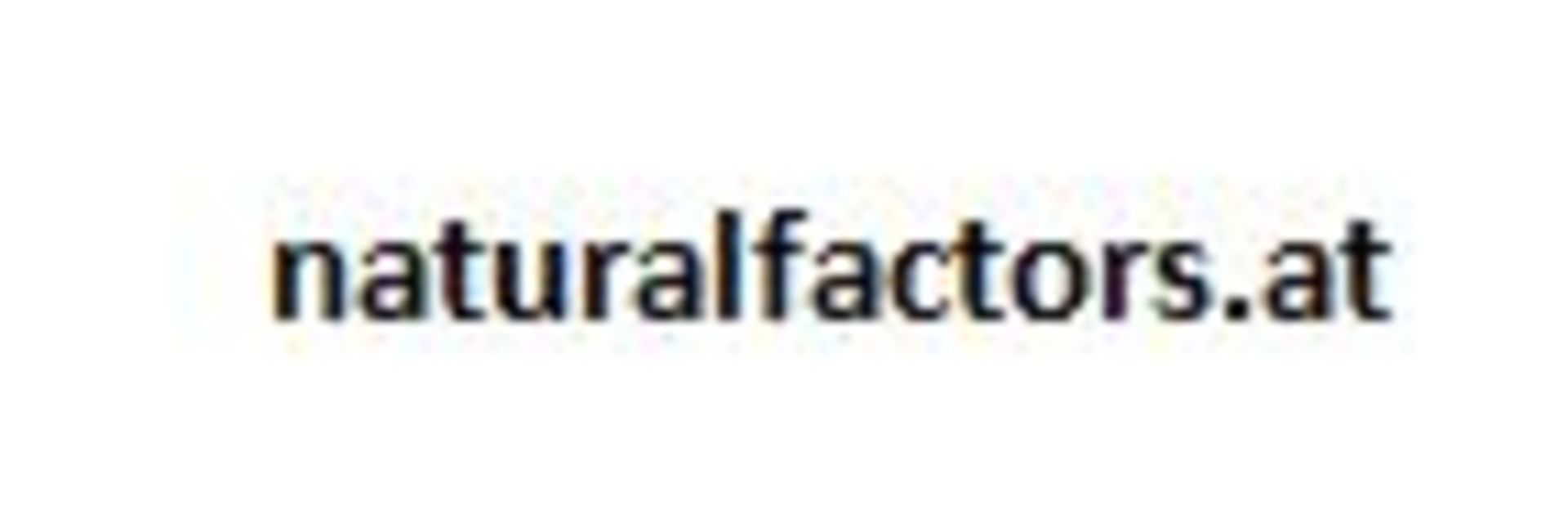 Domain name: naturalfactors.at, Expiry date: 09/04/2021