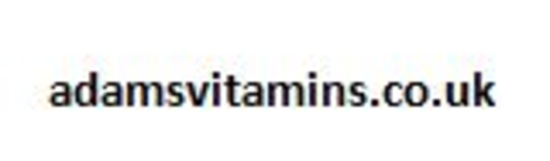 Domain name: adamsvitamins.co.uk, Expiry date: 08/02/2021