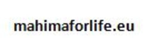 Domain name: mahimaforlife.eu, Expiry date: 22/07/2021