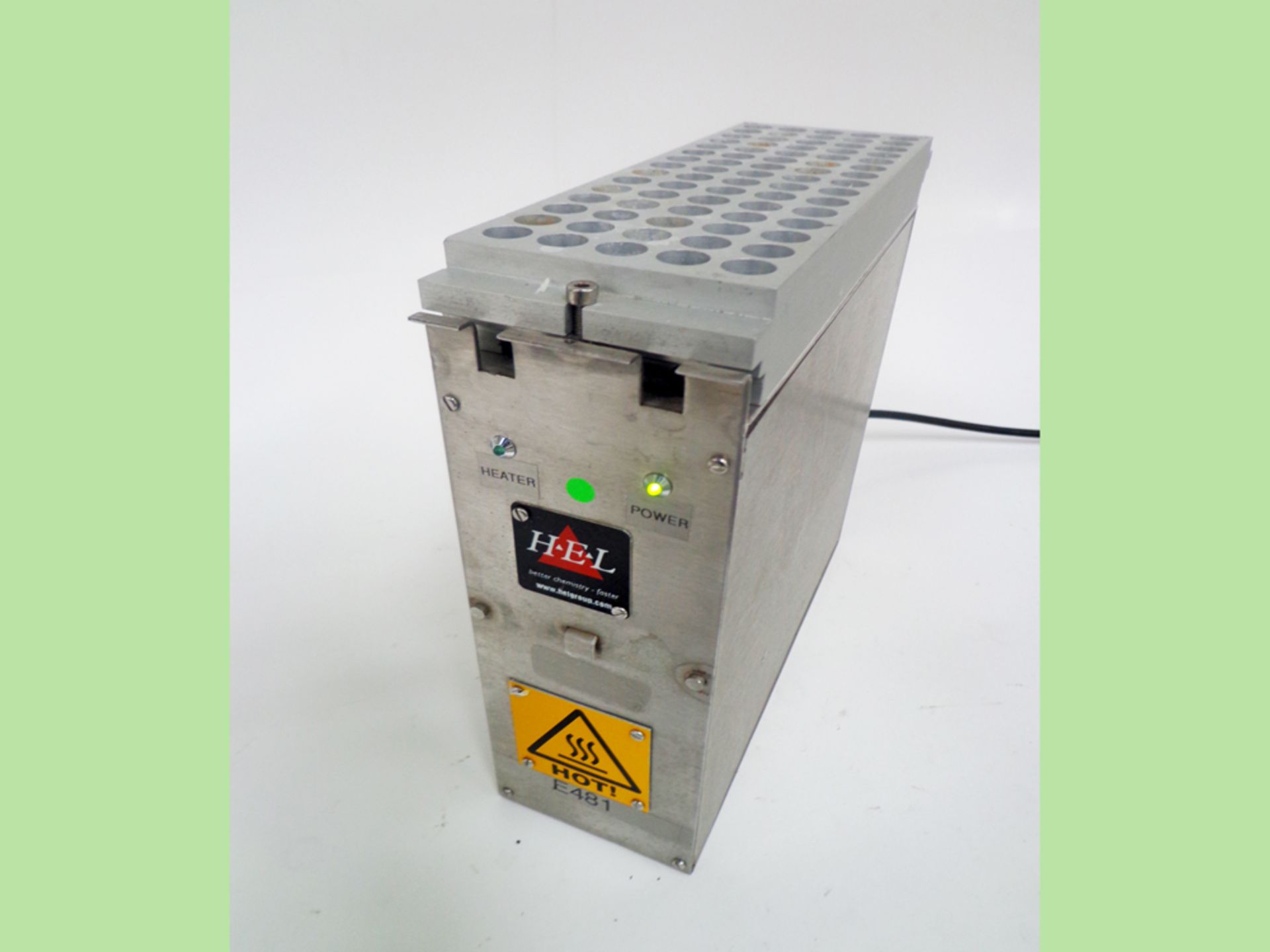 Heated stirred reaction block, S/N 137/004A