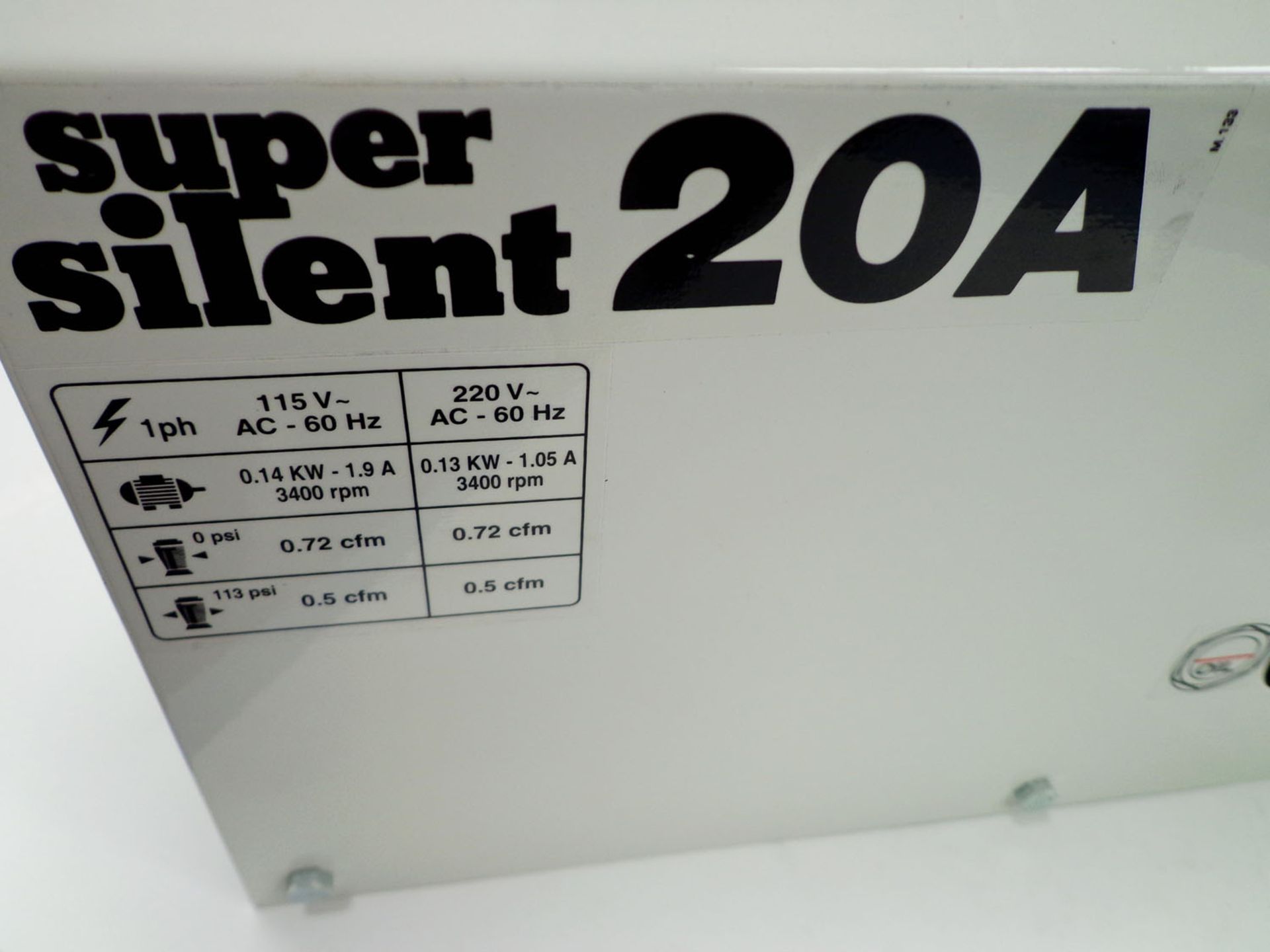 Super Silent 20A Compresser - Image 2 of 4