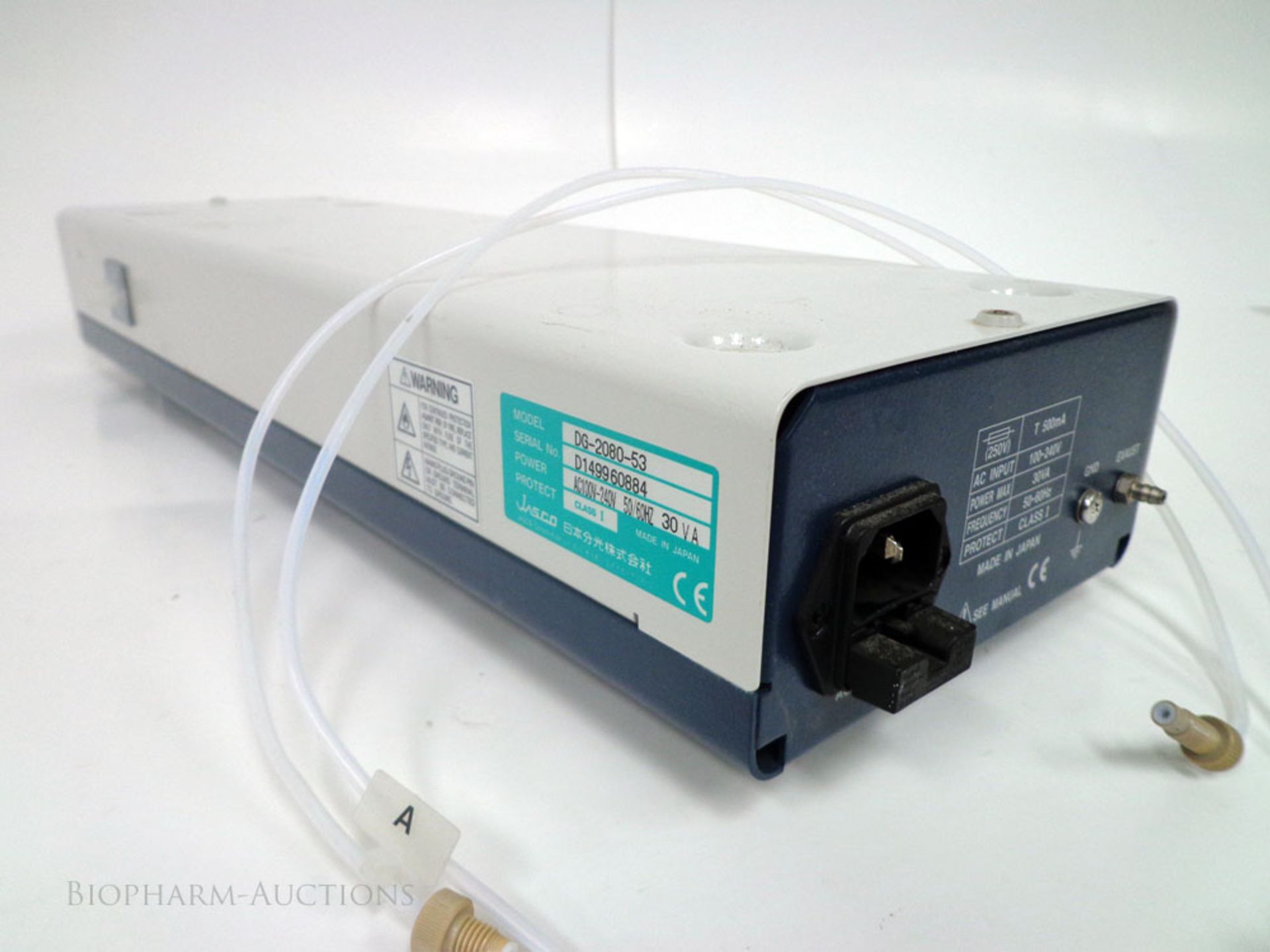 Jasco DG-2080-53(3) HPLC Vacuum Degasser, S/N D149960884 - Image 3 of 4