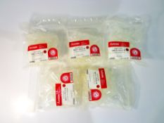 Axygen 1.7 mL Pre-steriled Clear Polypropylene Snaplock Microcentrifuge Tubes, 5bags of 80pcs.