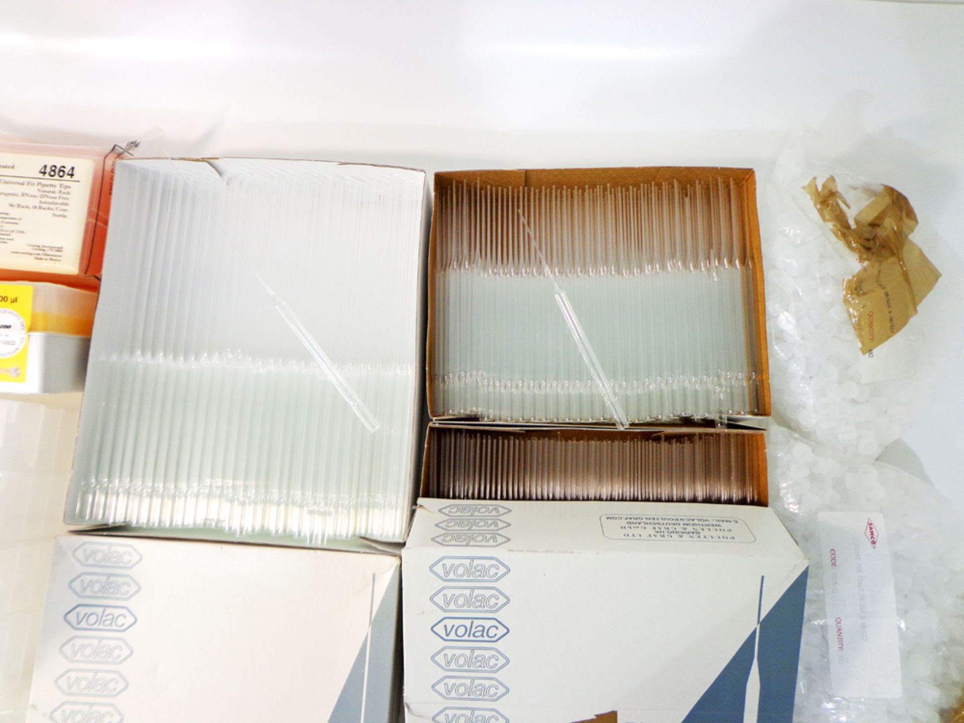 Assorted Disposable Glass Pipettes, Vial Closures and Sundries. - Image 3 of 9