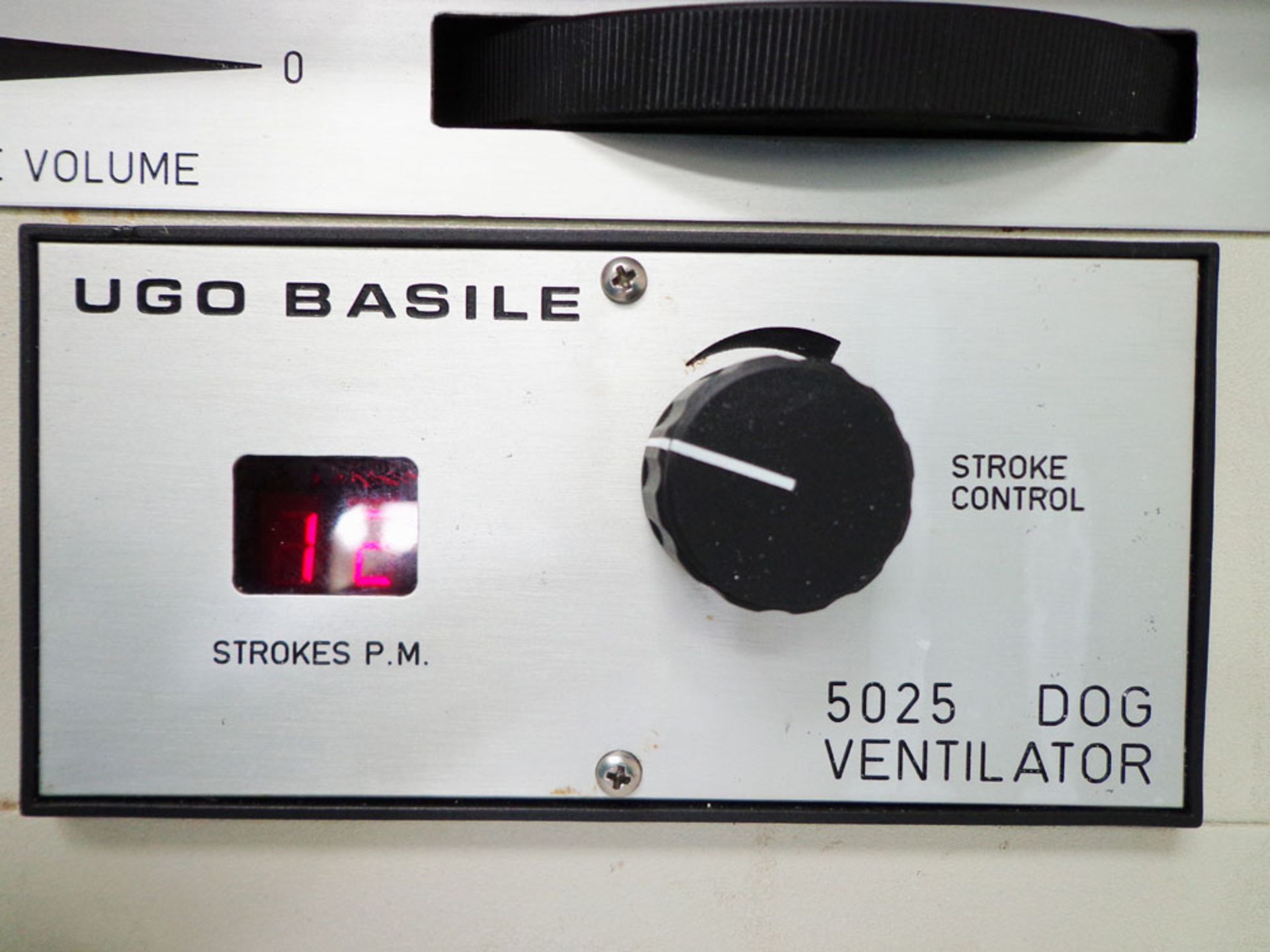UGO Basile 5025 Dog Ventilator, 700 ml cylinder/ piston, S/N 51193 - Image 2 of 7