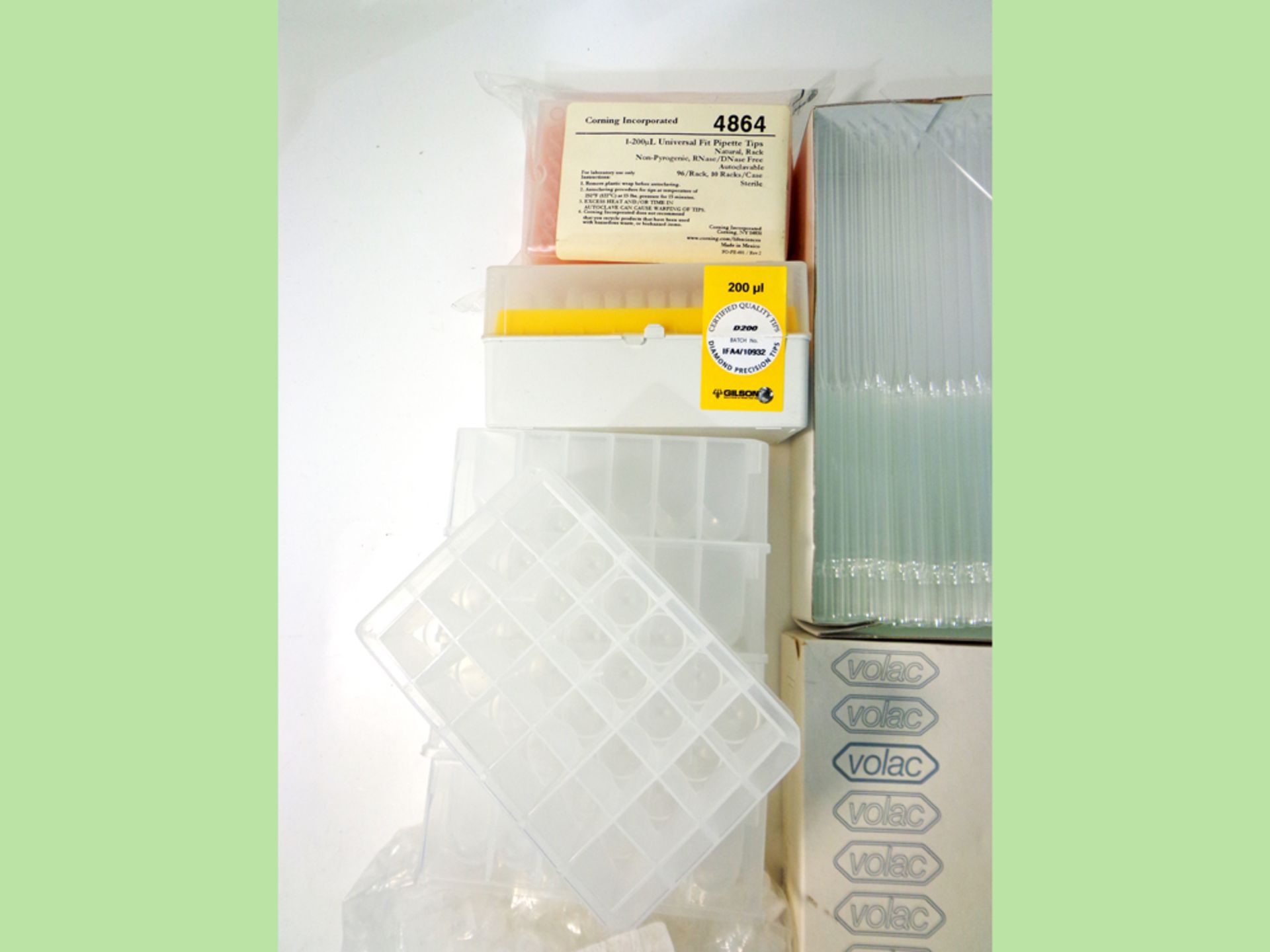 Assorted Disposable Glass Pipettes, Vial Closures and Sundries. - Image 2 of 9