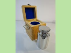 Mettler Toledo Single 10kg F1 Stainless Steel Calibration Weight in Wooden Box, Ref 15872