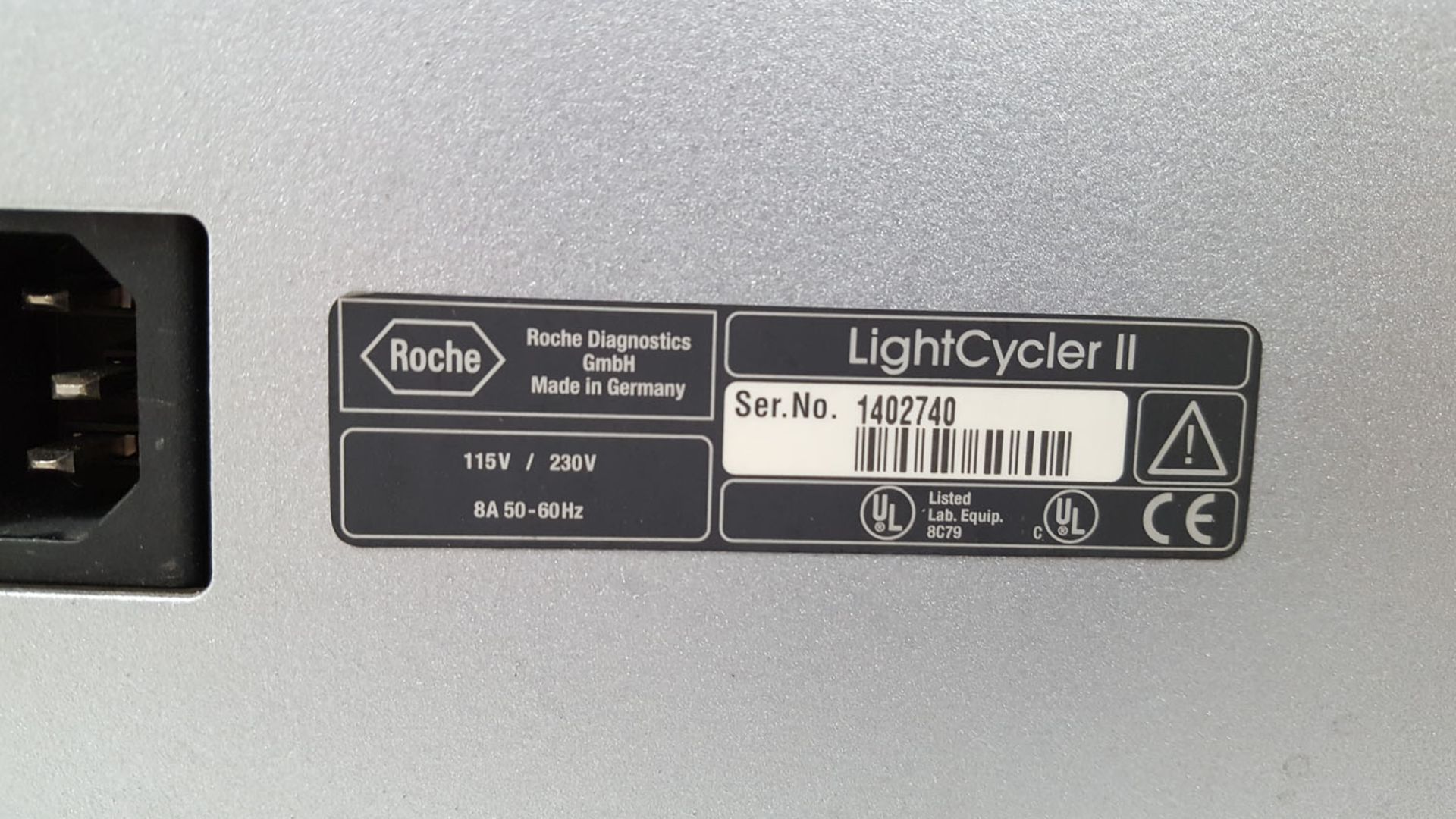 Roche LightCycler II, S/N 1402740 PCR Machine - Image 5 of 6