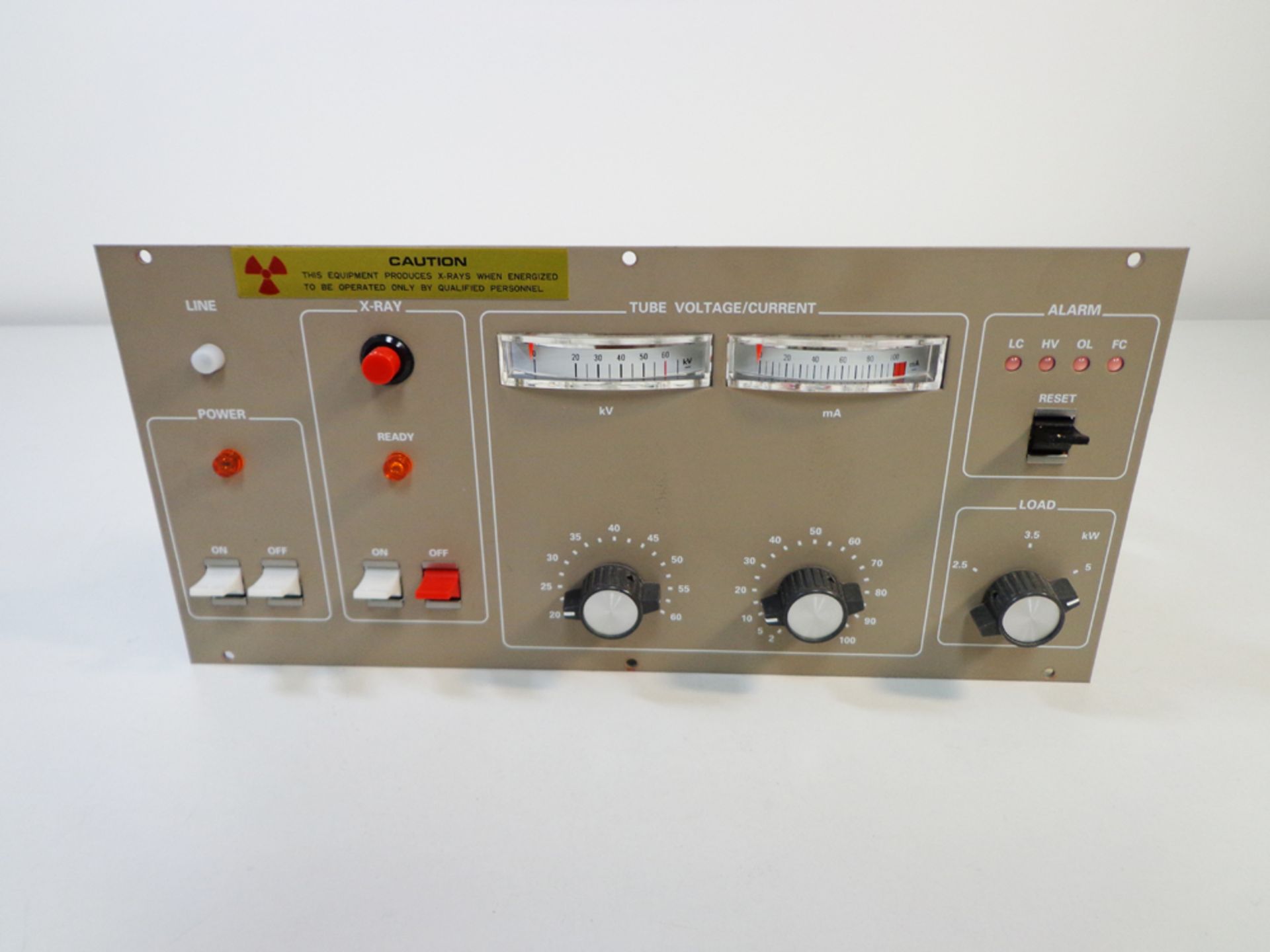 X-Ray Power Intensity Control Panel. - Image 2 of 4