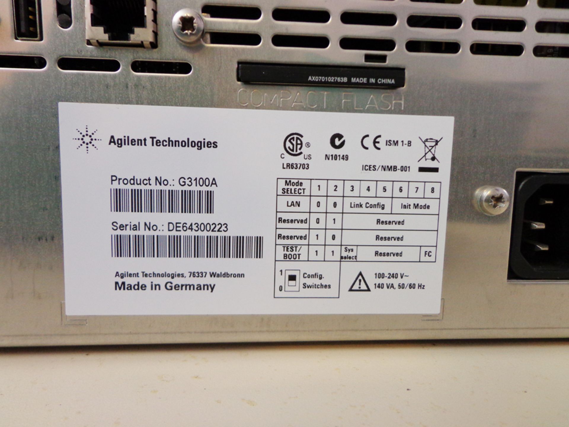 Agilent Technologies 3100A Offgel Fractionator. - Image 9 of 10